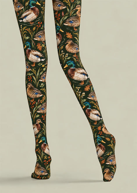 Duck Animal Print Tights Hosiery Pantyhose Z69-91