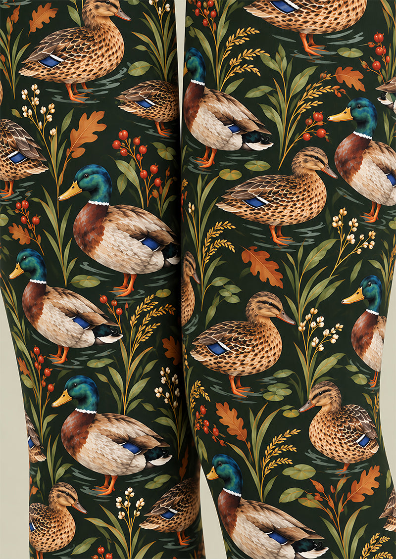 Duck Animal Print Tights Hosiery Pantyhose Z69-91