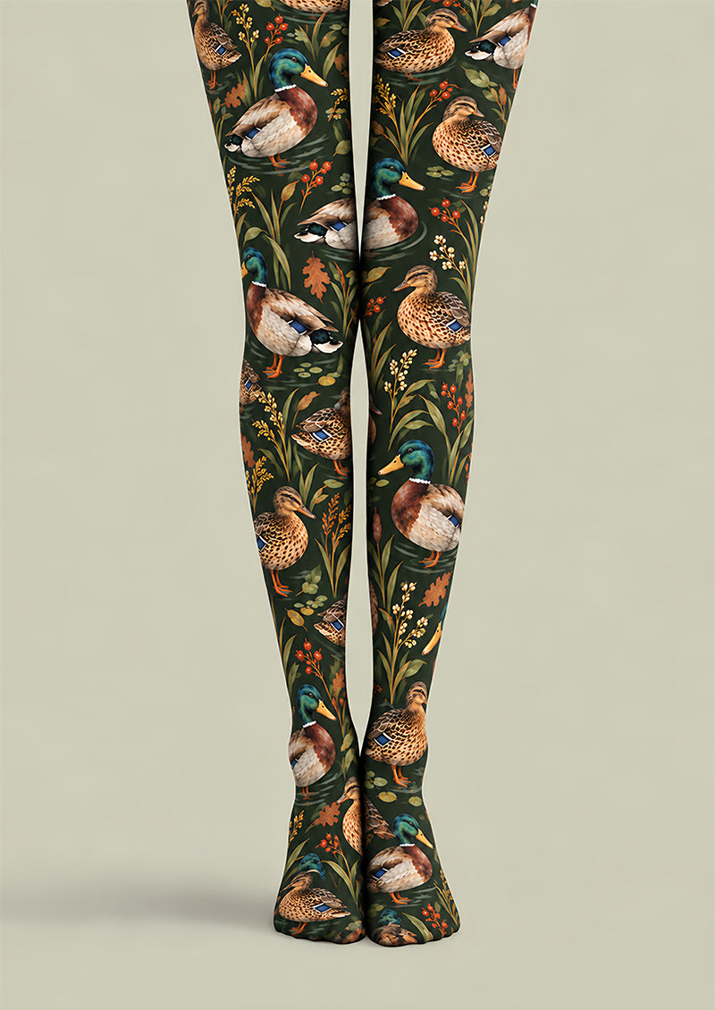 Duck Animal Print Tights Hosiery Pantyhose Z69-91