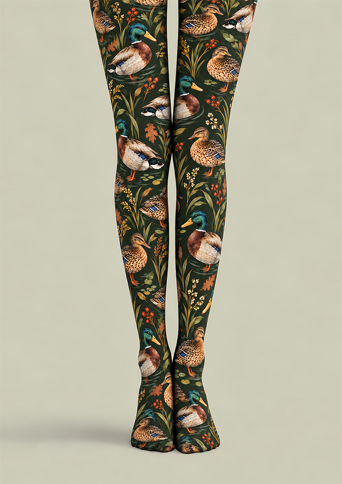 Duck Animal Print Tights Hosiery Pantyhose Z69-91