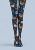 Navy Animal Duck Pattern Tights Hosiery Pantyhose Z69-93
