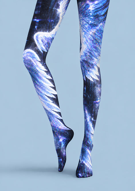 Cyberpunk Angel Wing Tights Hosiery Pantyhose Z69-97