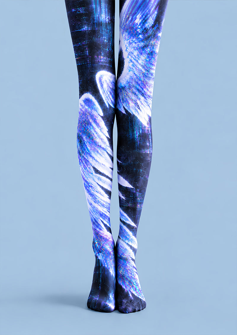 Cyberpunk Angel Wing Tights Hosiery Pantyhose Z69-97