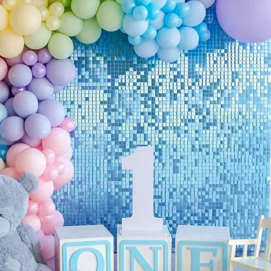 Sky Blue Wall Panels Party Event Planning Decoration