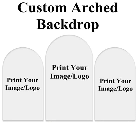 Custom Arched Backdrop Chiara Covers for Party Event Planning