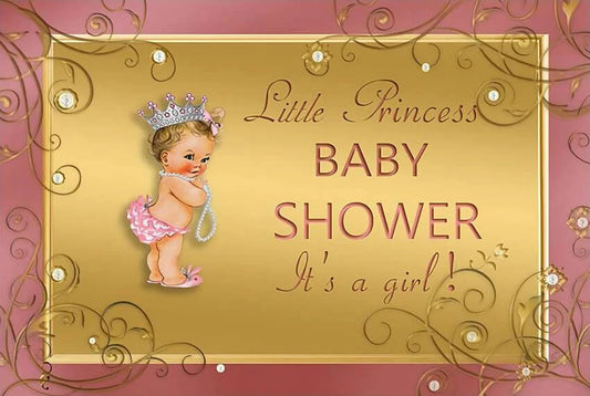 Little Princess Baby Shower Backdrop