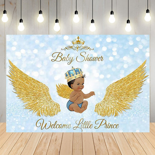 Little Angel Custom Baby Shower Backdrop