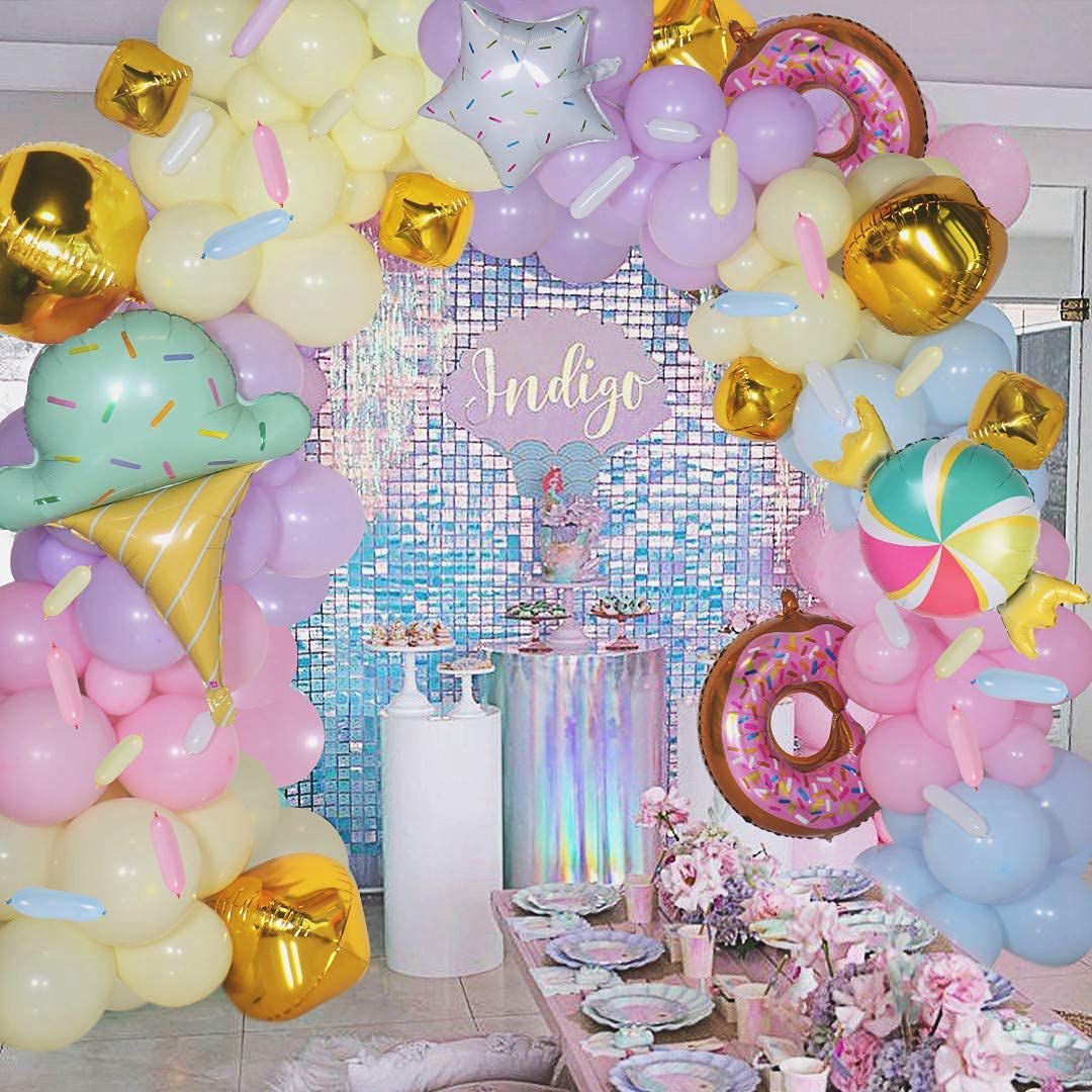 Donut Ice Cream Balloon Garland Arch Kit