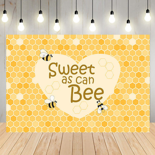 Children Birthday Backdrop Sweet As Can Bee