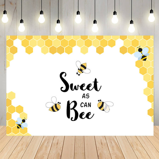 Sweet As Can Bee Custom Fabric Backdrop