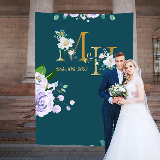 Wedding Ceremony Flower Backdrop Decor