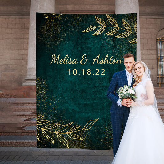 Glitter Wedding Bridal Shower Backdrop