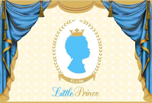 Gender Reveal Little Prince Backdrop