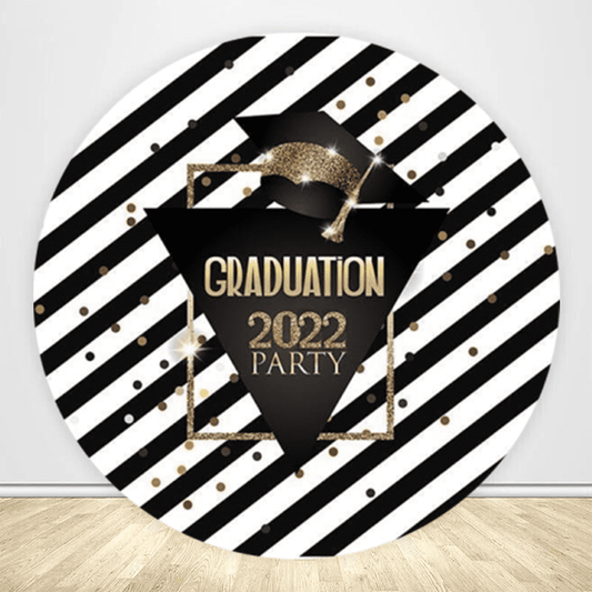 Graduation Party Decoration Round Backdrop