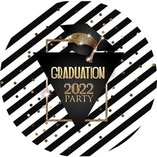 Graduation Party Decoration Round Backdrop