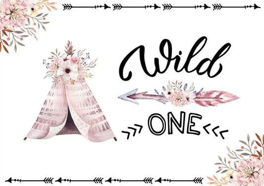 Wild One Kid’s 1st Birthday Backdrop