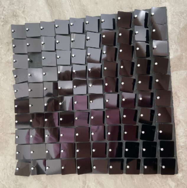 Black Shimmer Wall Panels Party Event Planning Decoration