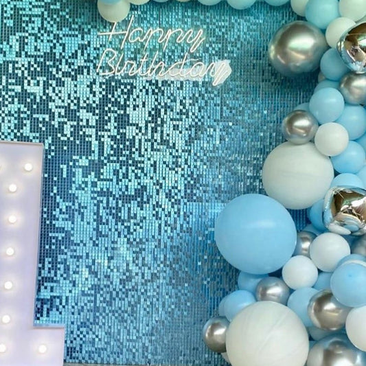Sky Blue Wall Panels Party Event Planning Decoration