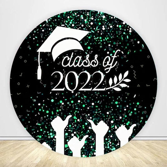 Graduation Celebration Round Backdrop Cover