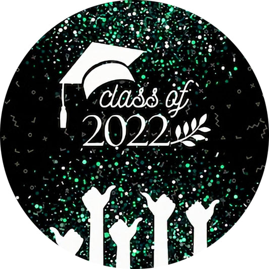 Graduation Celebration Round Backdrop Cover