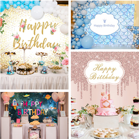 Custom Backdrop for Birthday Baby Shower Wedding Event Decoration