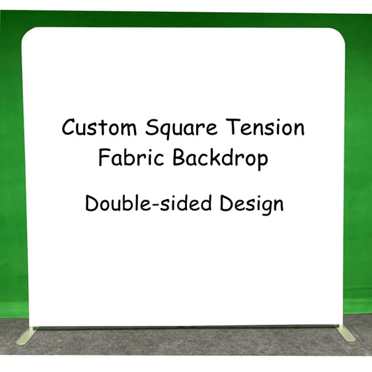Custom Square Tension Fabric Backdrop for Party Trade Show